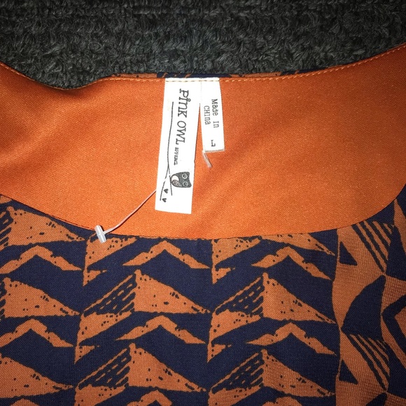 Pink owl dress with pockets - Picture 2 of 5